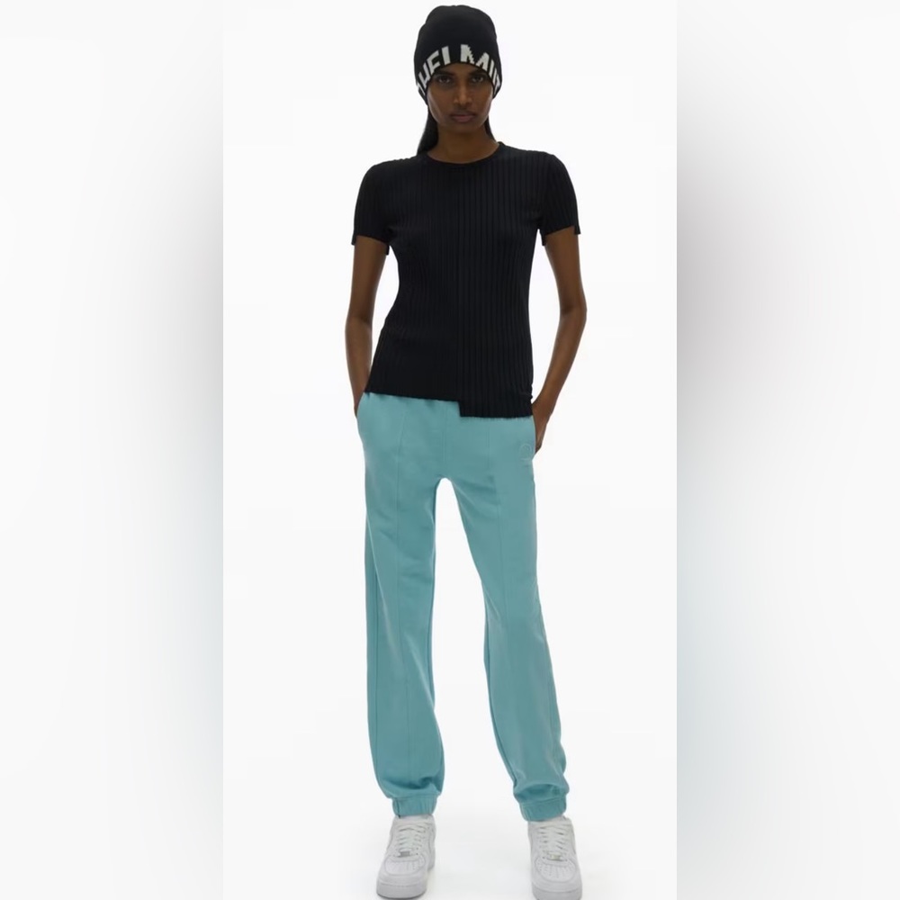Helmut Lang Logo Sweatpants Jogger, Size M
